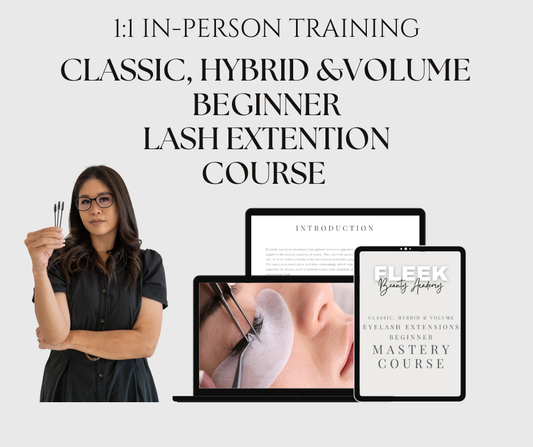 1:1 In Person Lash Extension Beginner Course